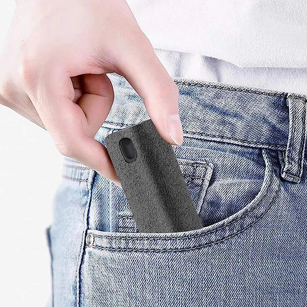 Touchscreen Mist Cleaner - Dual Action Spray and Microfiber Cloth for Phones, Laptops, and Tablets