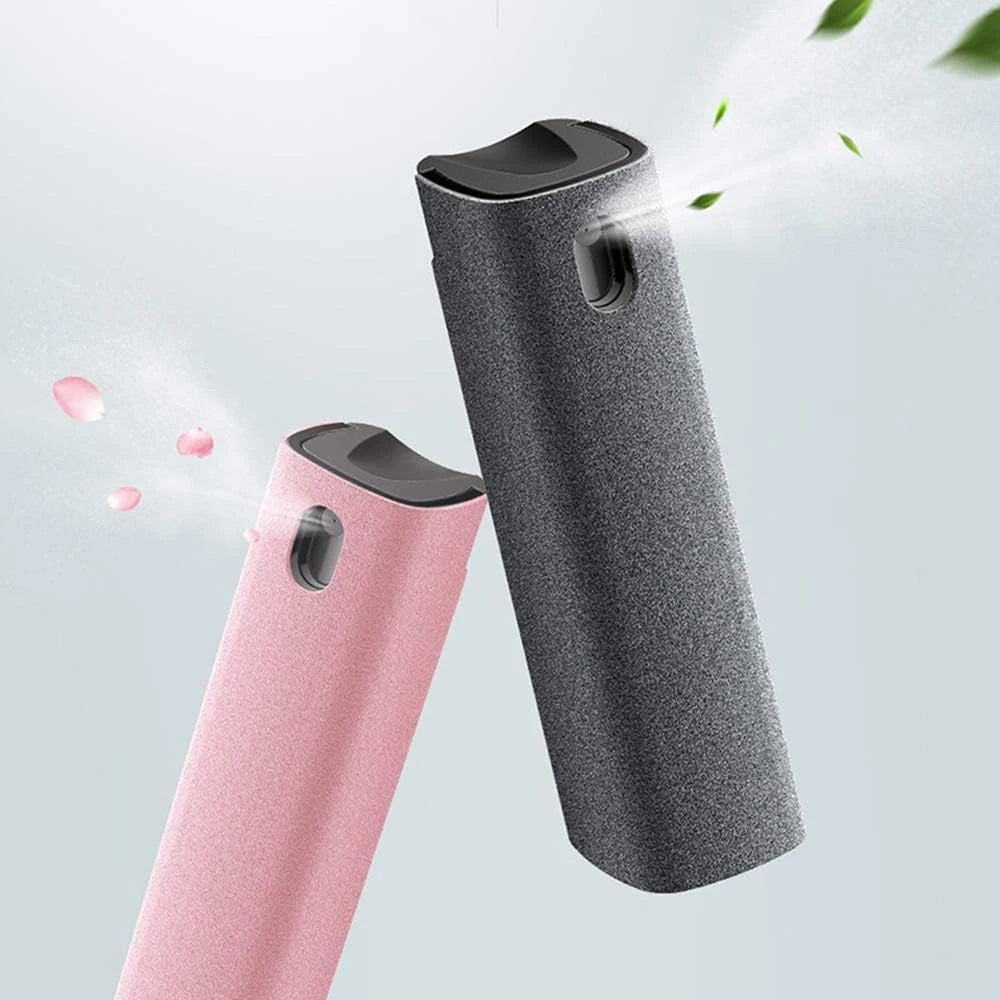 Touchscreen Mist Cleaner - Dual Action Spray and Microfiber Cloth for Phones, Laptops, and Tablets