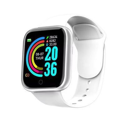 Multifunctional Bluetooth Smartwatch for Men and Women - Y68 Model with Music, Fitness Tracking, Sports Features, and Sleep Monitoring