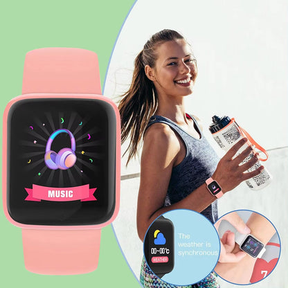 Multifunctional Bluetooth Smartwatch for Men and Women - Y68 Model with Music, Fitness Tracking, Sports Features, and Sleep Monitoring