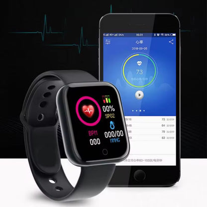 Multifunctional Bluetooth Smartwatch for Men and Women - Y68 Model with Music, Fitness Tracking, Sports Features, and Sleep Monitoring