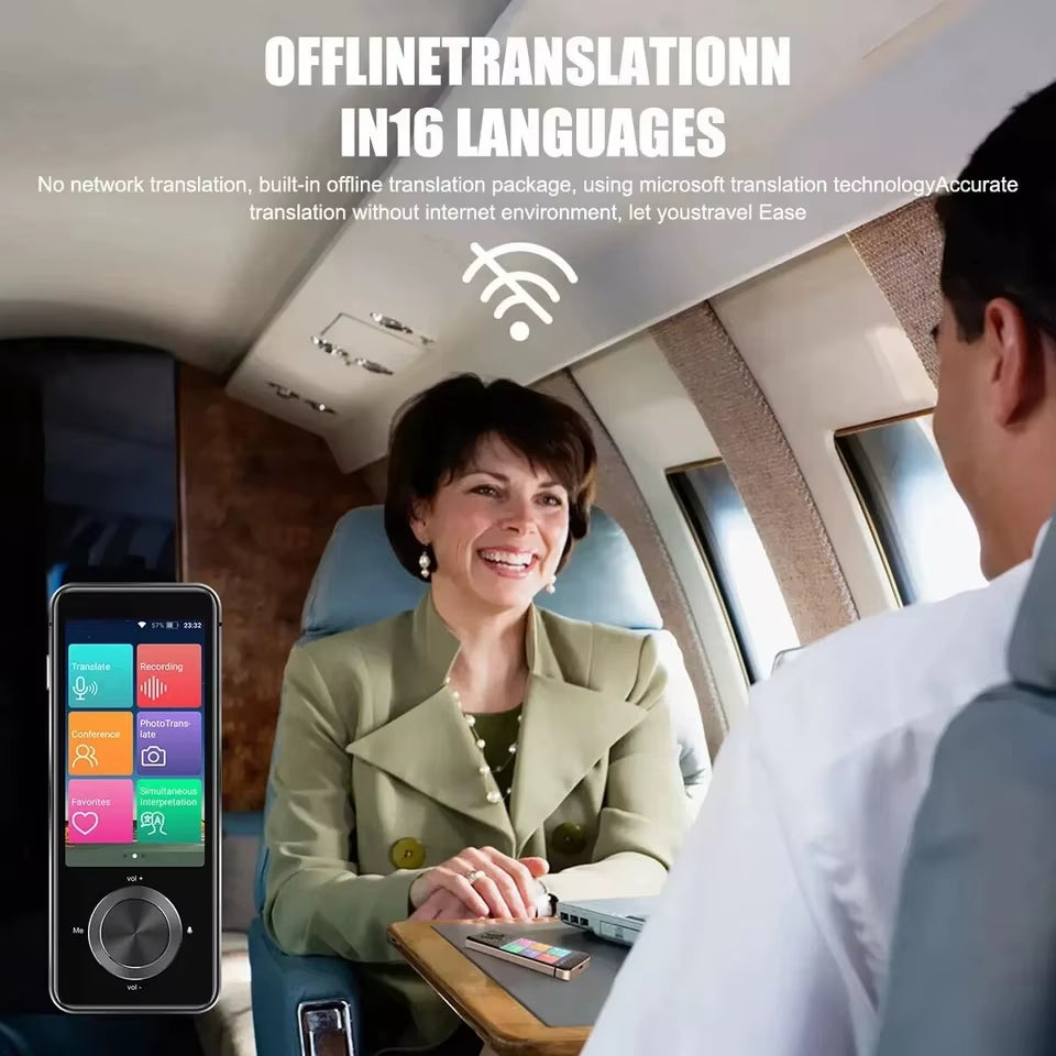 M9 Intelligent Language Translator Device with Real-Time Voice, Recording, and Text Translation for 107 Languages