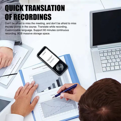 M9 Intelligent Language Translator Device with Real-Time Voice, Recording, and Text Translation for 107 Languages