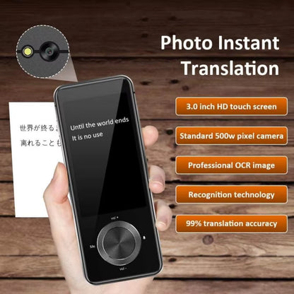 M9 Intelligent Language Translator Device with Real-Time Voice, Recording, and Text Translation for 107 Languages
