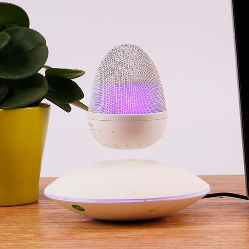Advanced Wireless Levitating Floating Speaker with Magnetic Suspension Technology