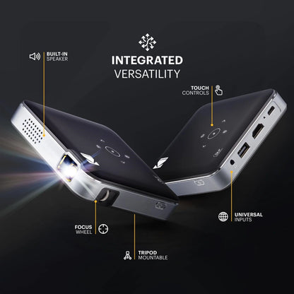 Luma 150 Pico Projector with Integrated Speaker - Black