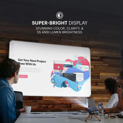 Luma 150 Pico Projector with Integrated Speaker - Black